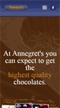 Mobile Screenshot of annegretschocolates.com